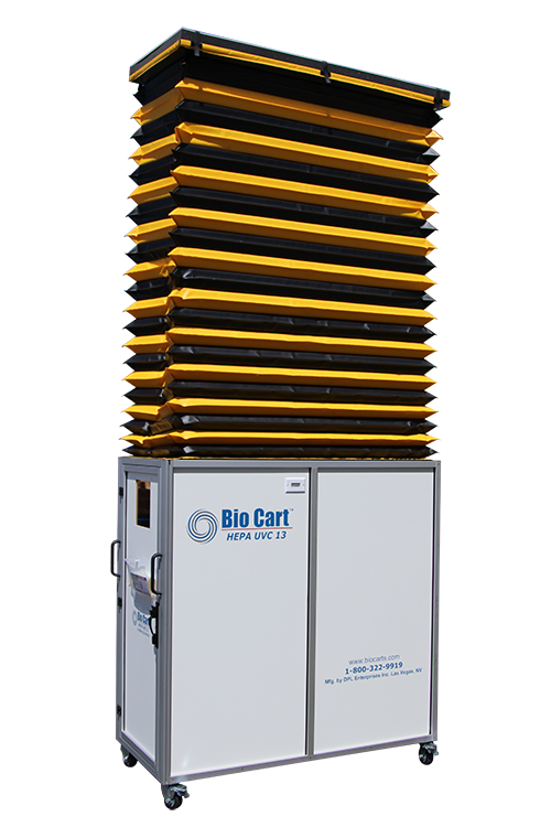 Bio Cart HEPA UVC 13 Portable Containment System